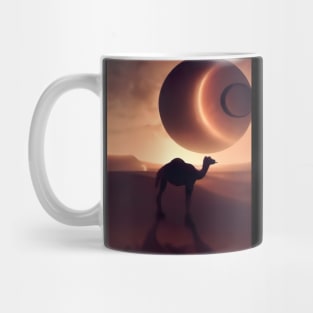 Camel Desert Planet Mug